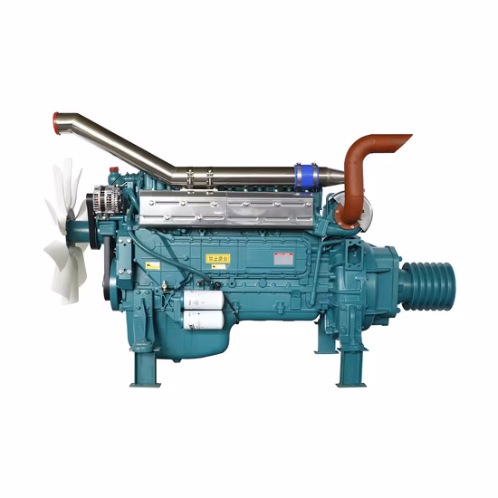 Motor diesel de quatro tempos para indústria 205kw