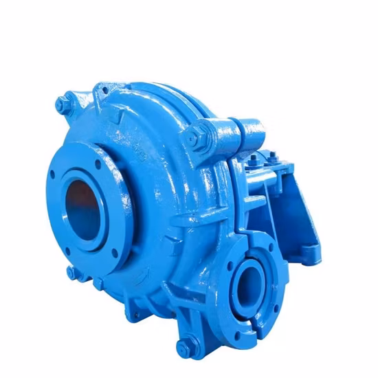 Pasta de alta pressão de cabeça alta com impulsor fechado para lama de mineração Bomba centrífuga horizontal de estágio único