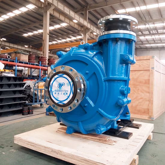 Processamento de minerais Mineração Centrífuga Industrial Areia Sólidos Água Borracha Ultra Liga de Cromo Bomba de Polpa
